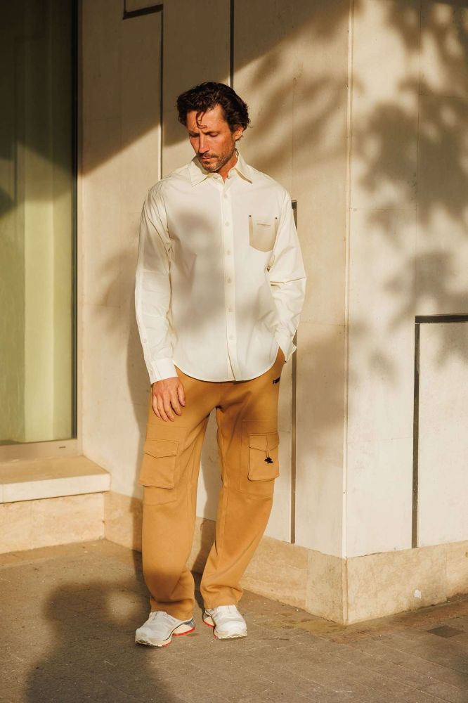 Remington Savoring Beige — рубашка для города и повседневного комфорта